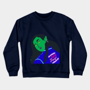 The official jacket of the Self Luv Club Crewneck Sweatshirt